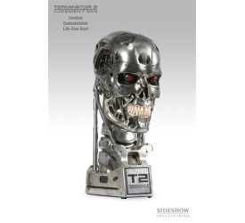 Terminator 2 T-800 Endoskeleton Life Size Bust Combat Version 33cm 